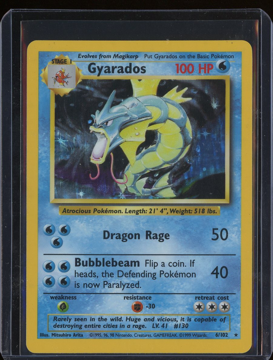 Gyarados 6/102 Base Set - front