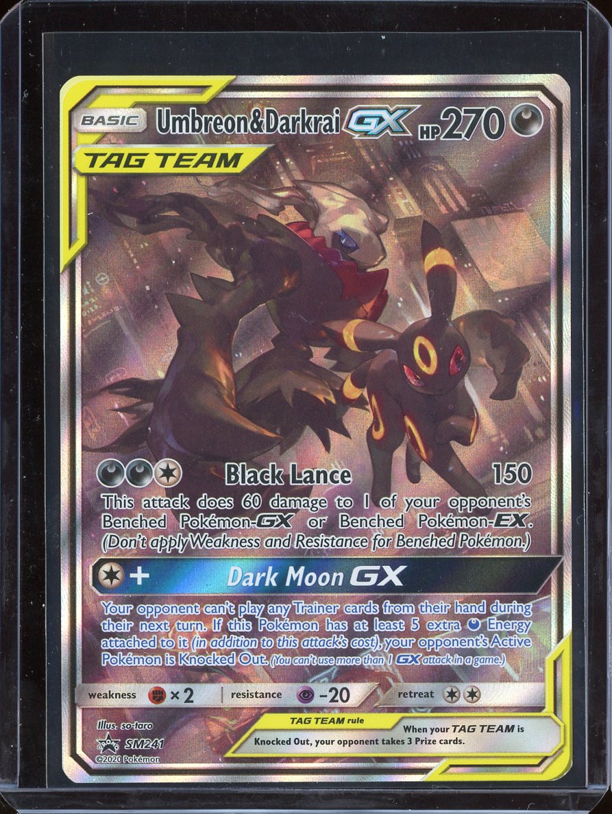 Umbreon & Darkrai GX #SM241 - front