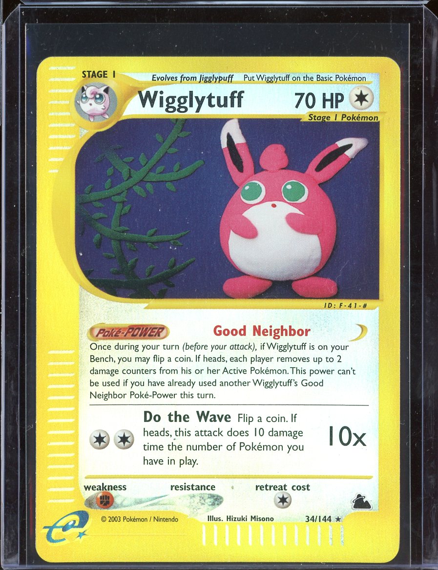 Wigglytuff 34/144 Reverse Holo Skyridge