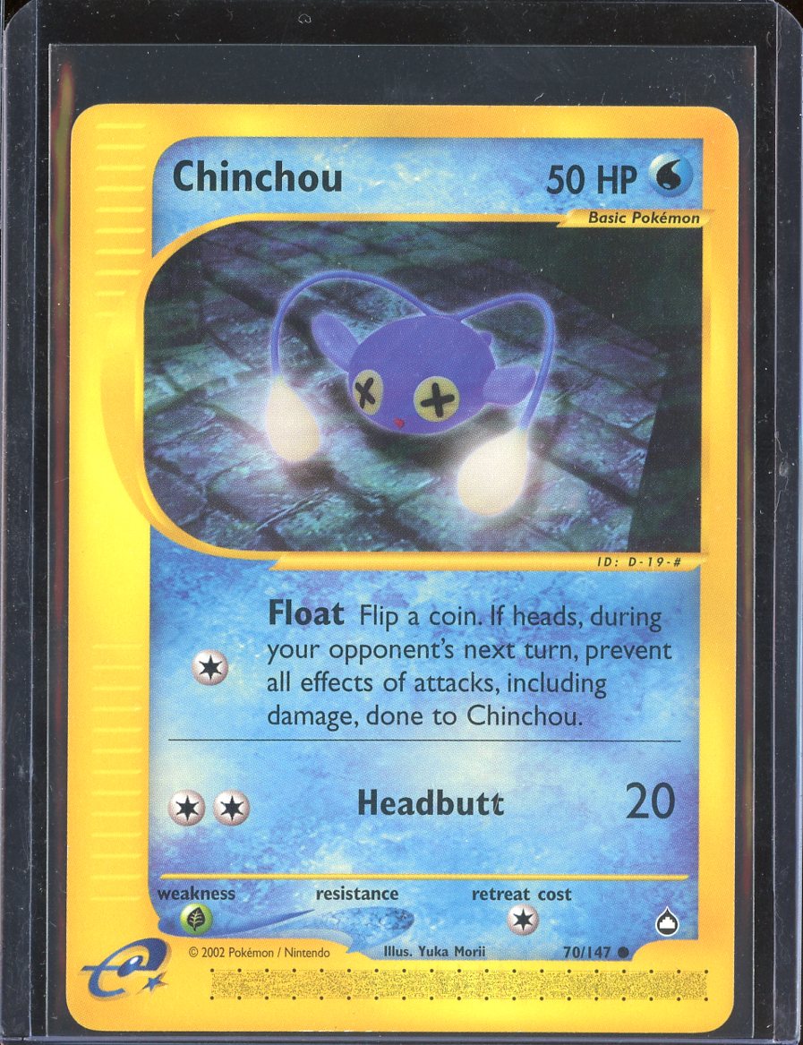 Chinchou 70/147 Normal Aquapolis - front
