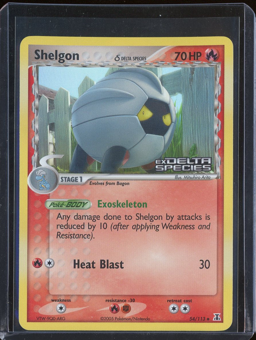 Shelgon 54/113 Reverse Holo EX Delta Species