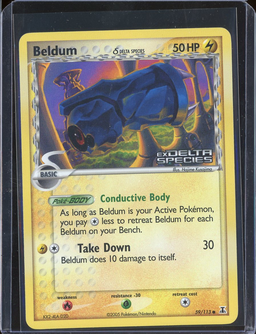 Beldum 59/113 Reverse Holo EX Delta Species