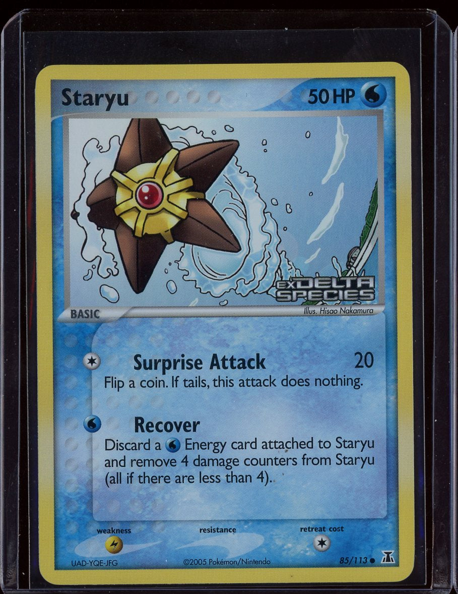 Staryu 85/113 Reverse Holo EX Delta Species