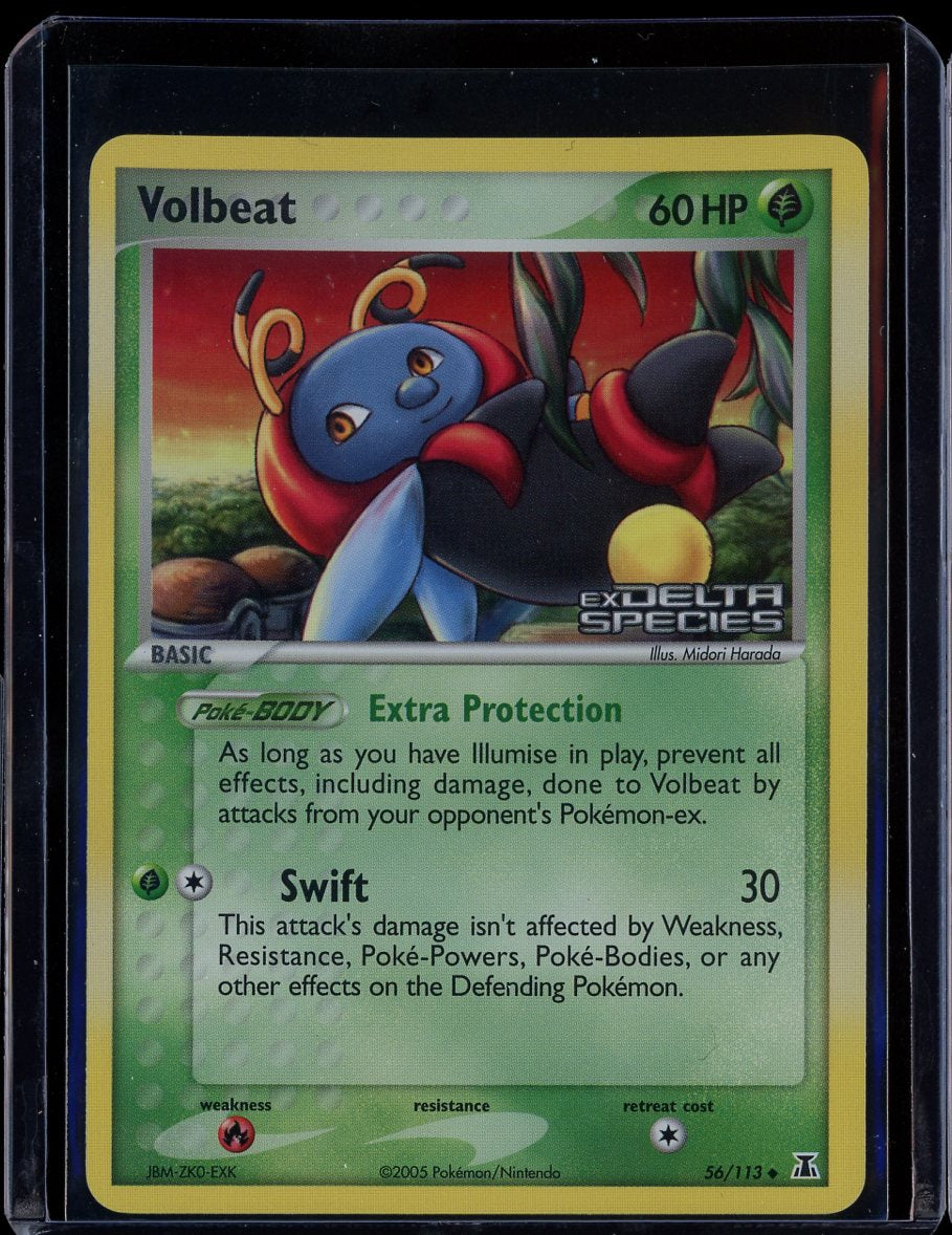 Volbeat 56/113 Reverse Holo EX Delta Species