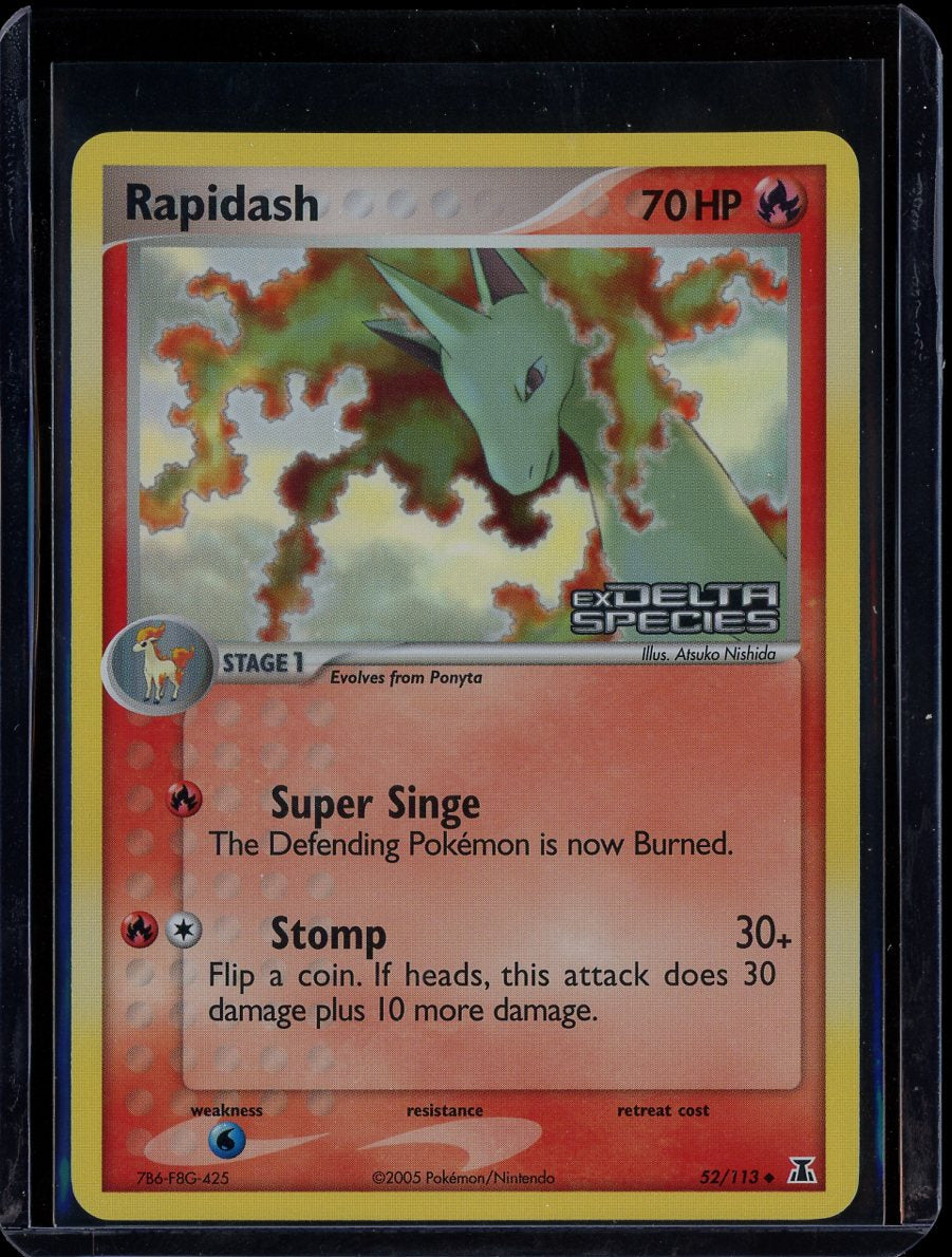 Rapidash 52/113 Reverse Holo EX Delta Species