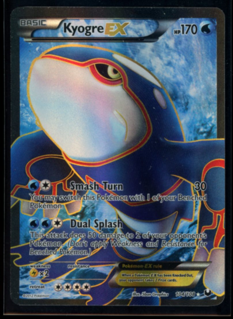 Kyogre EX #104