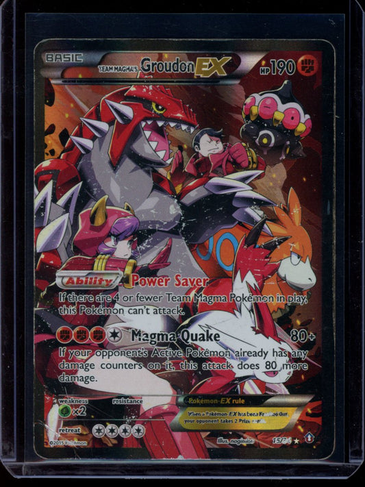 Team Magma's Groudon EX #15
