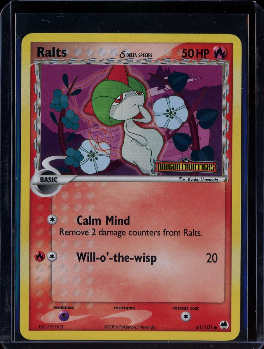 Ralts 61/101 Reverse Holo EX Dragon Frontiers