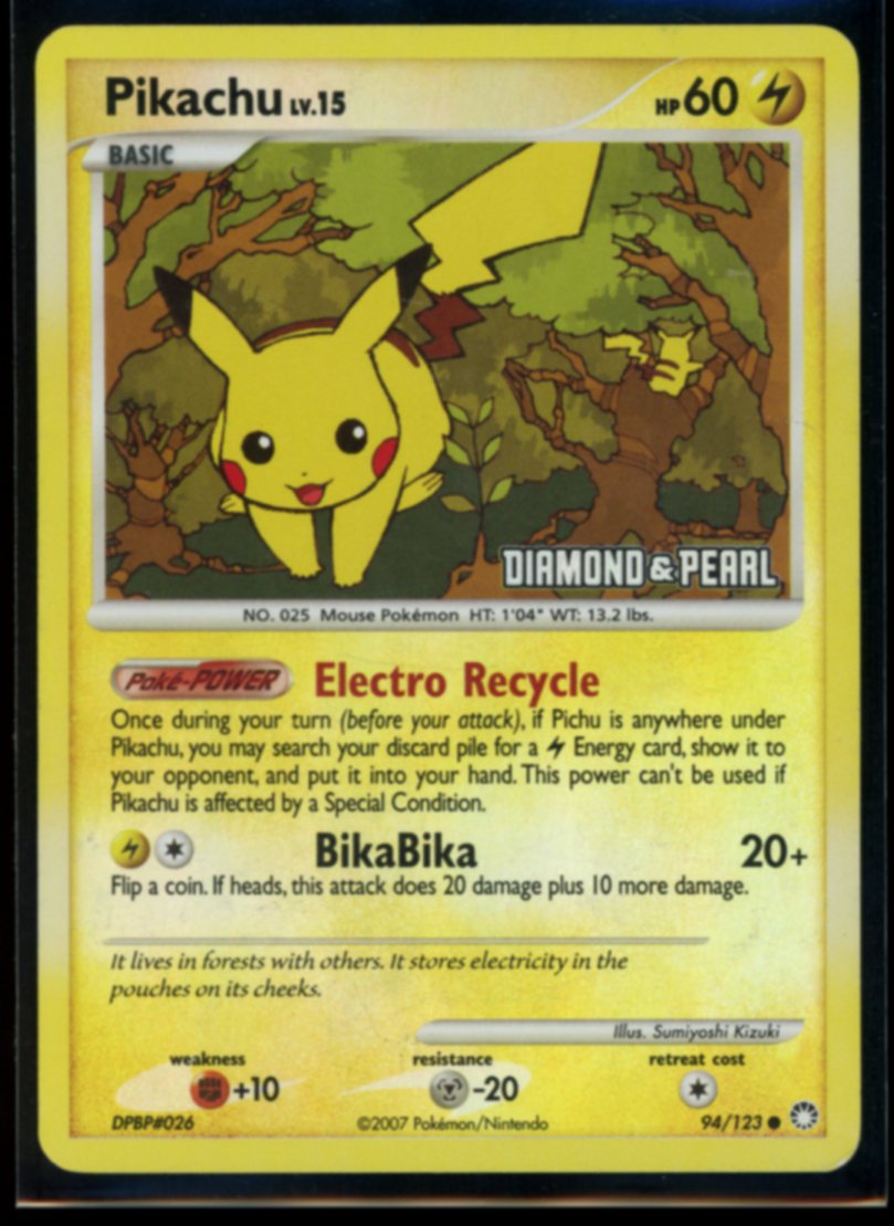 Pikachu (Burger King Promo) #94
