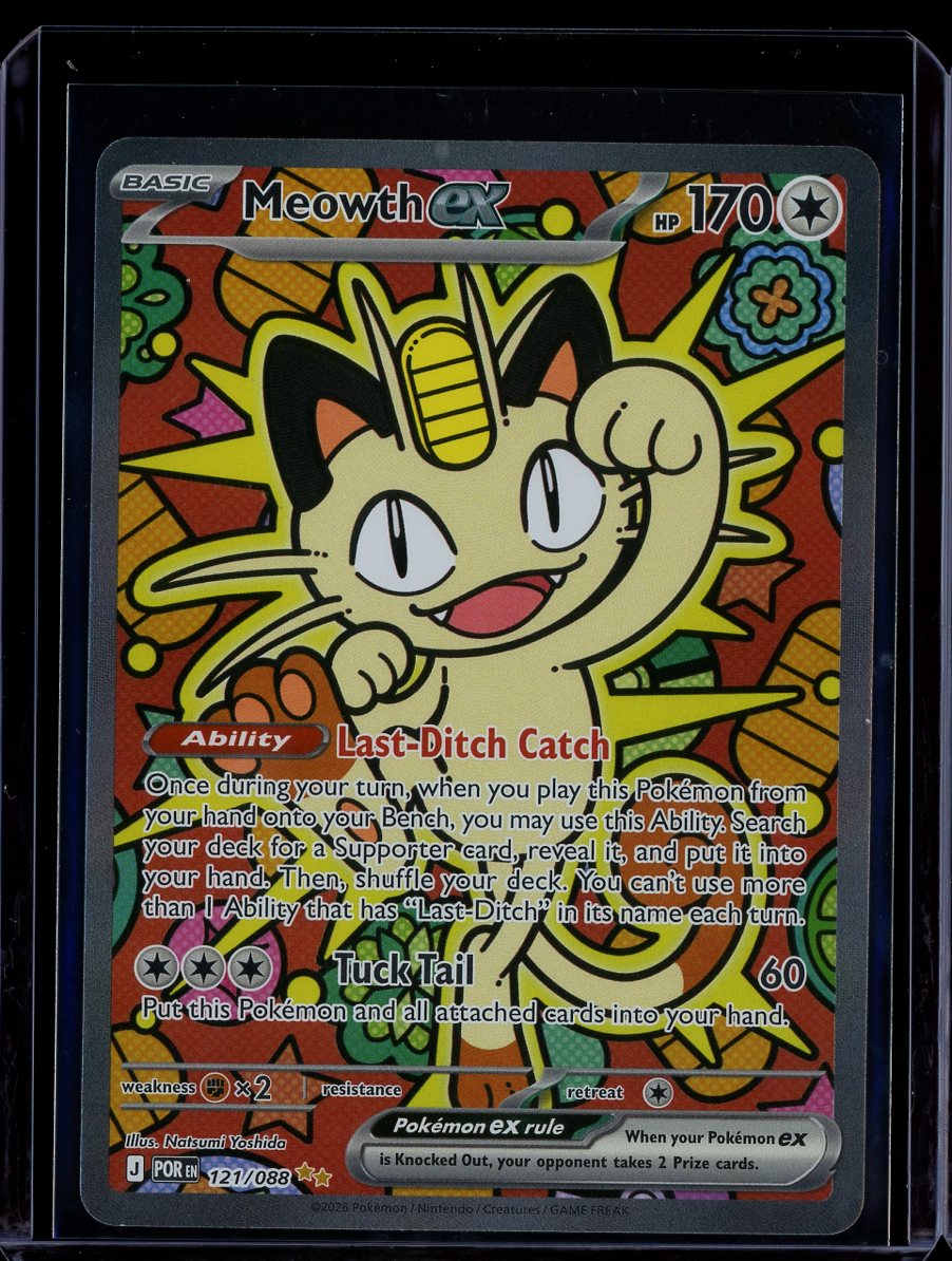 Meowth ex #121