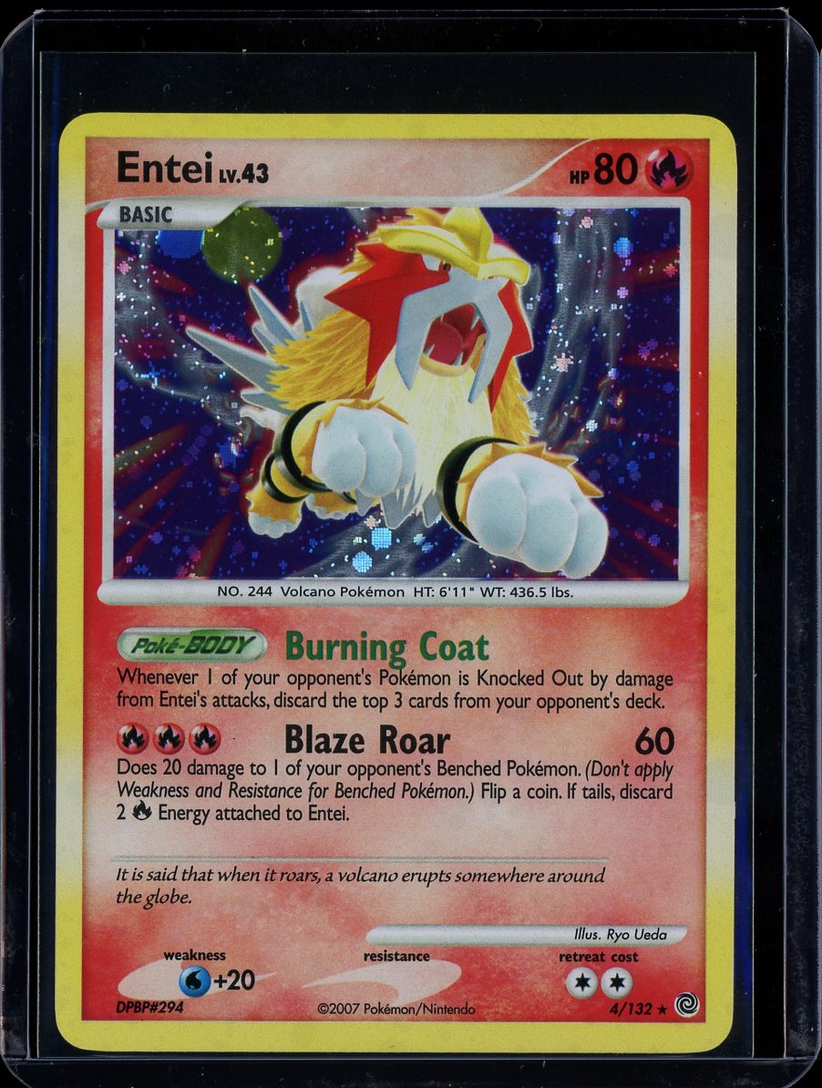 Entei 4/132 Reverse Holo Secret Wonders