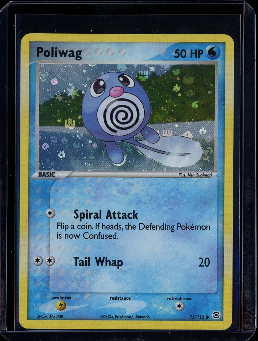 Poliwag 75/112 Reverse Holo EX FireRed & LeafGreen