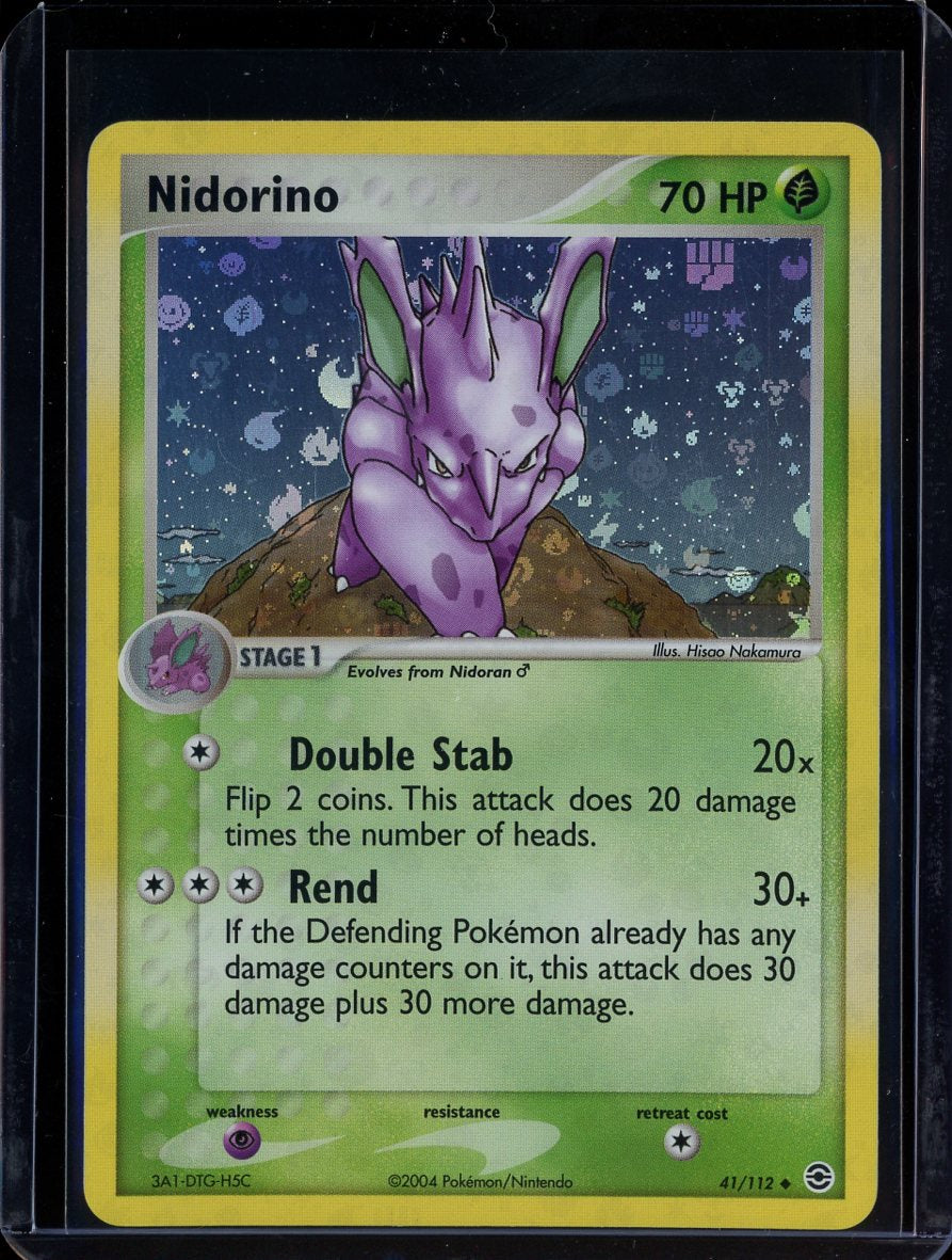 Nidorino 41/112 Reverse Holo EX FireRed & LeafGreen