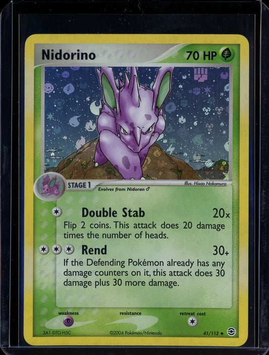 Nidorino 41/112 Reverse Holo EX FireRed & LeafGreen
