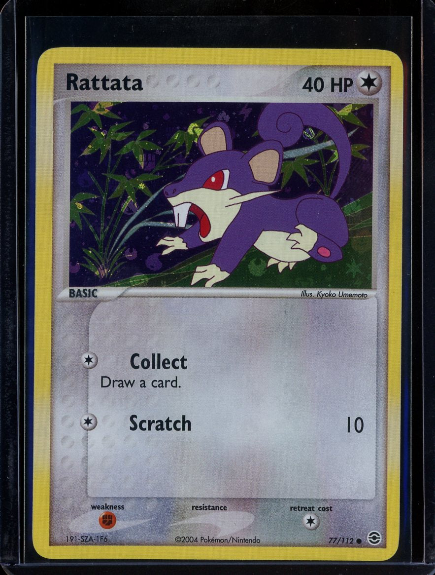 Rattata 77/112 Reverse Holo EX FireRed & LeafGreen