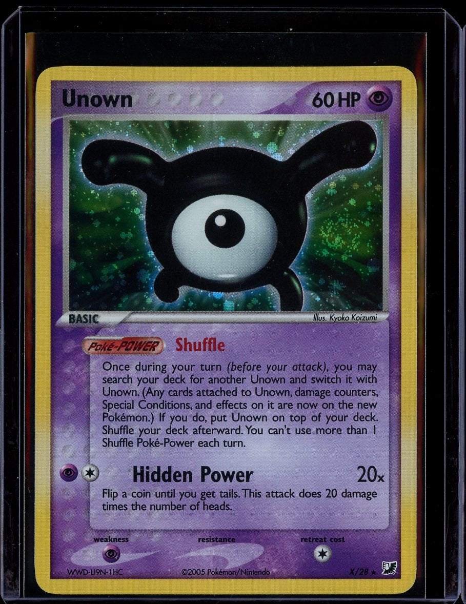 Unown (Holo) #X
