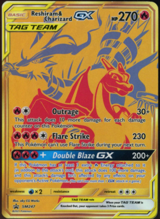 Reshiram & Charizard GX (Promo) #SM247