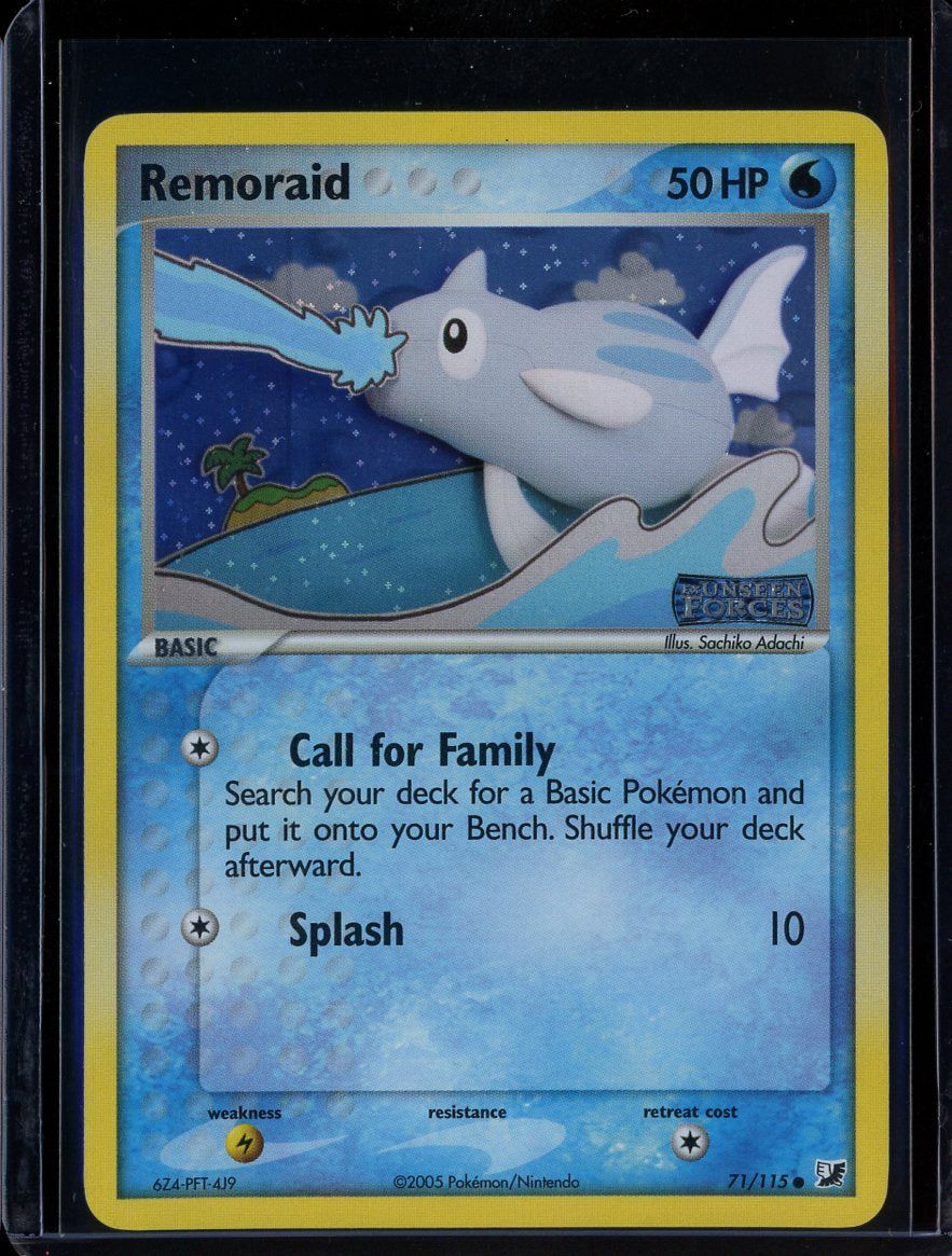 Remoraid 71/115 Reverse Holo EX Unseen Forces