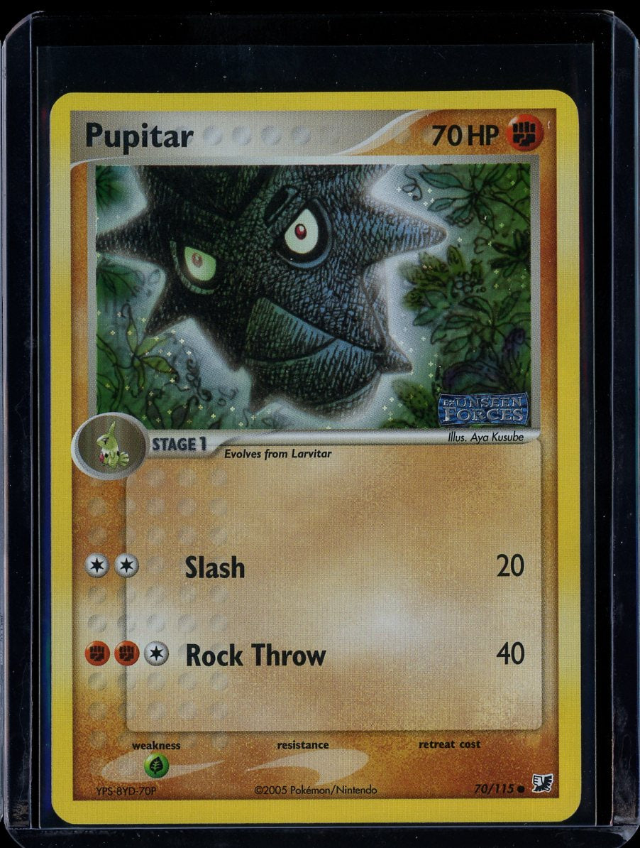 Pupitar 70/115 Reverse Holo EX Unseen Forces