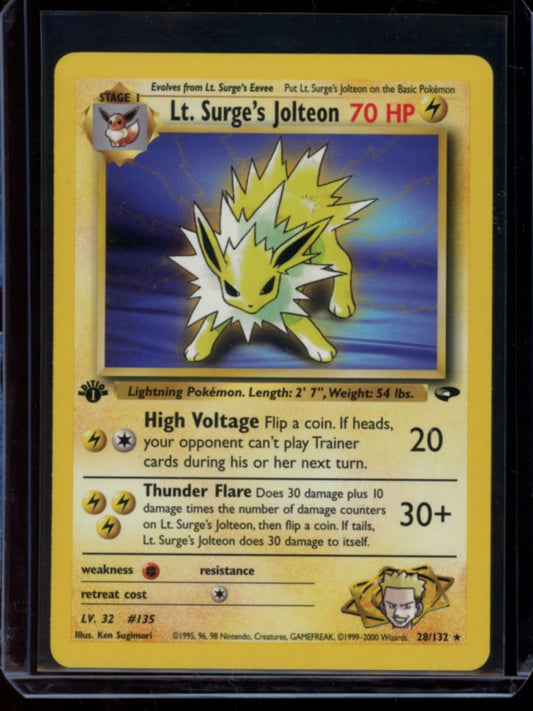 Lt. Surge's Jolteon (1st Ed) #28
