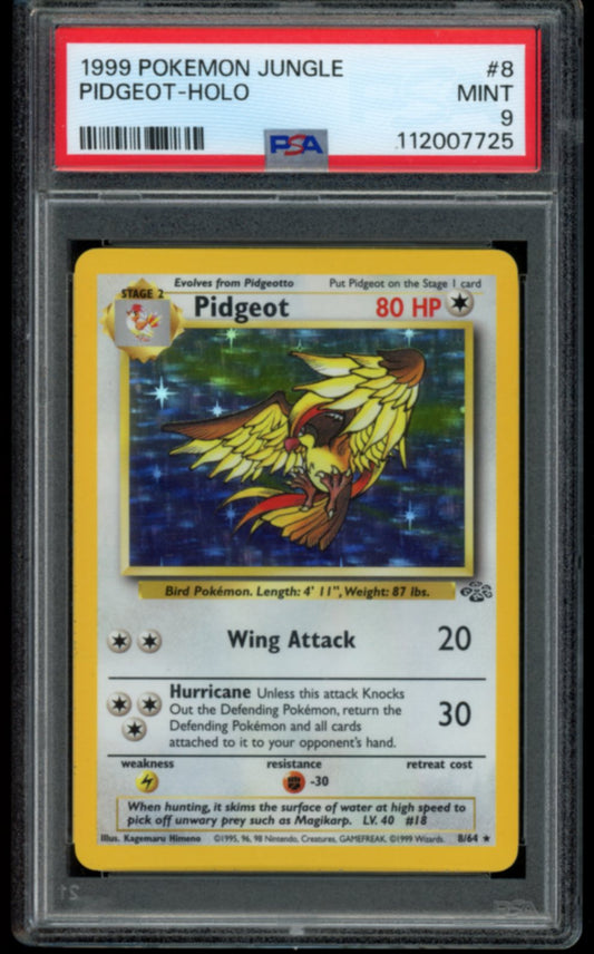 Pidgeot #8 PSA 9