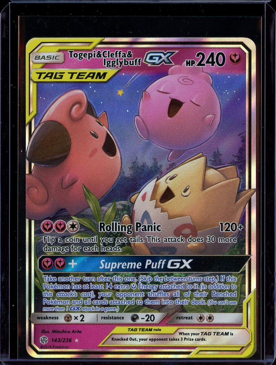 Togpei & Cleffa & Igglybuff GX #143