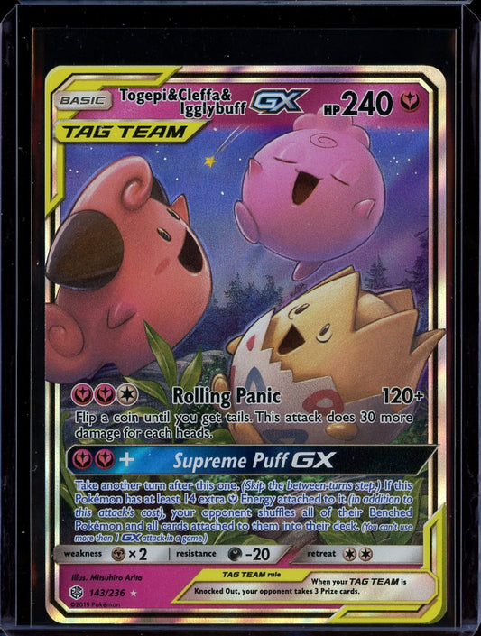 Togpei & Cleffa & Igglybuff GX #143