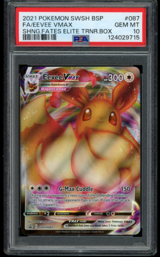 Eevee VMAX #87 PSA 10