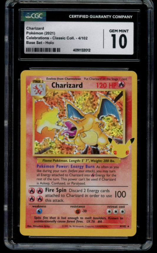 Charizard (Celebrations) #4 CGC 10
