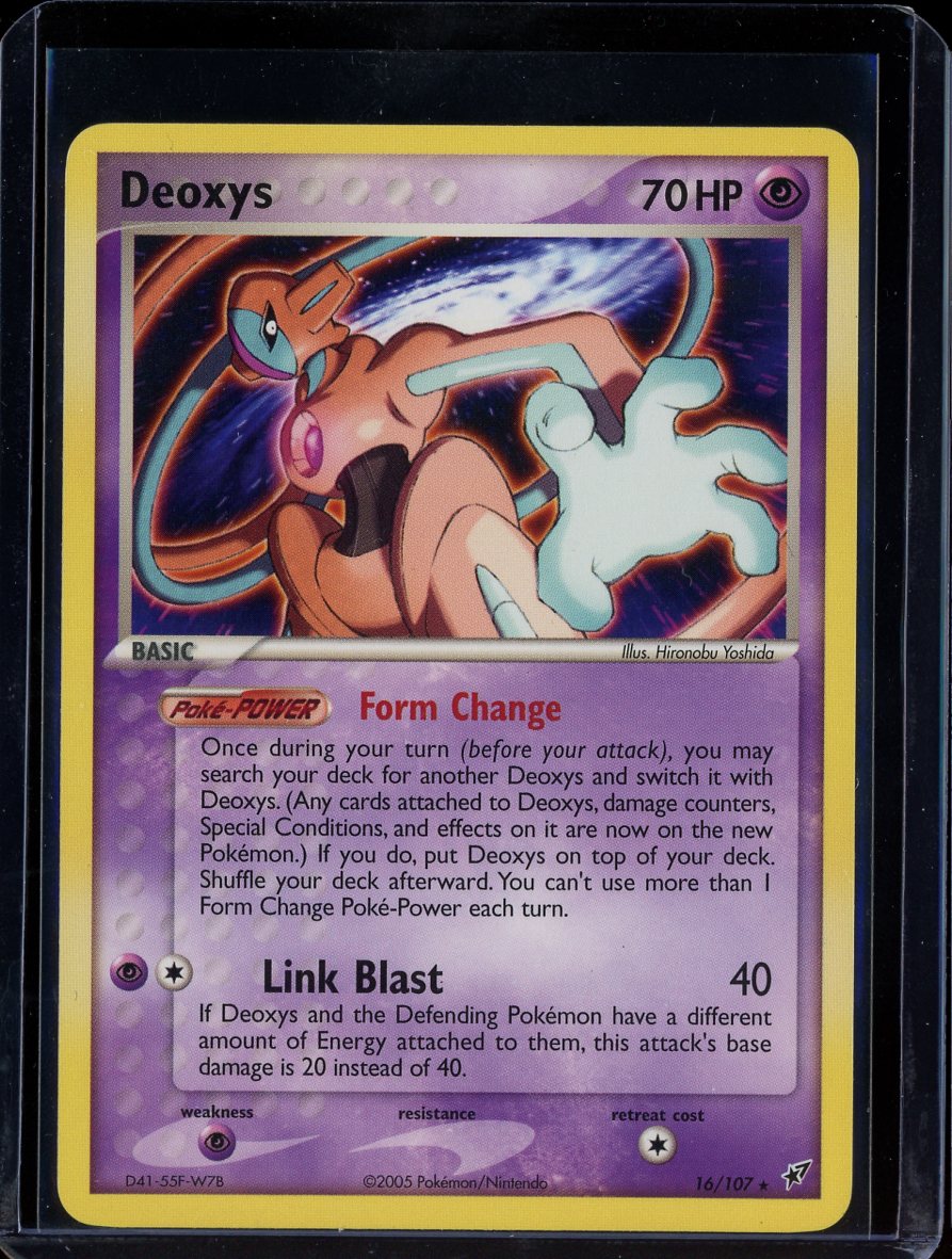 Deoxys 16/107 Normal EX Deoxys
