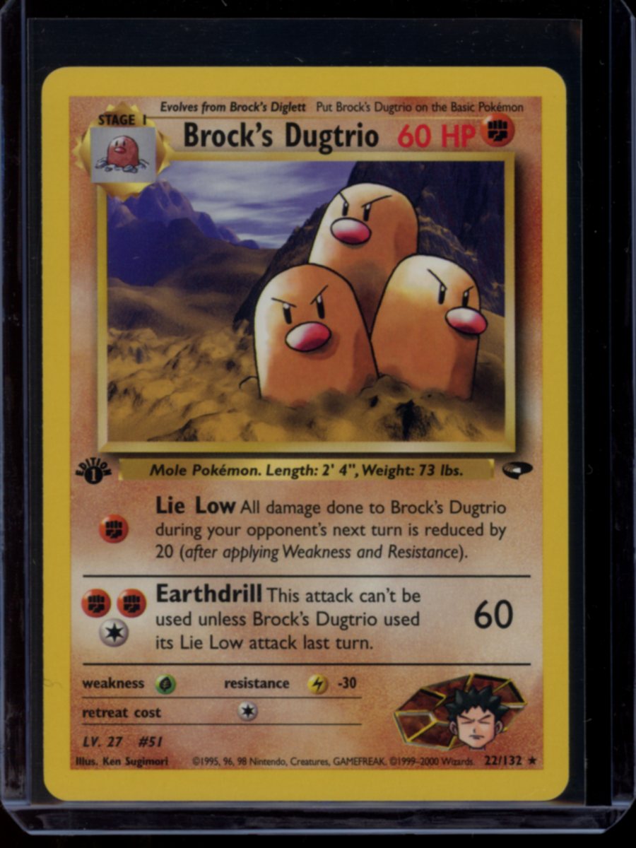 Brock's Dugtrio (1st Ed) #22