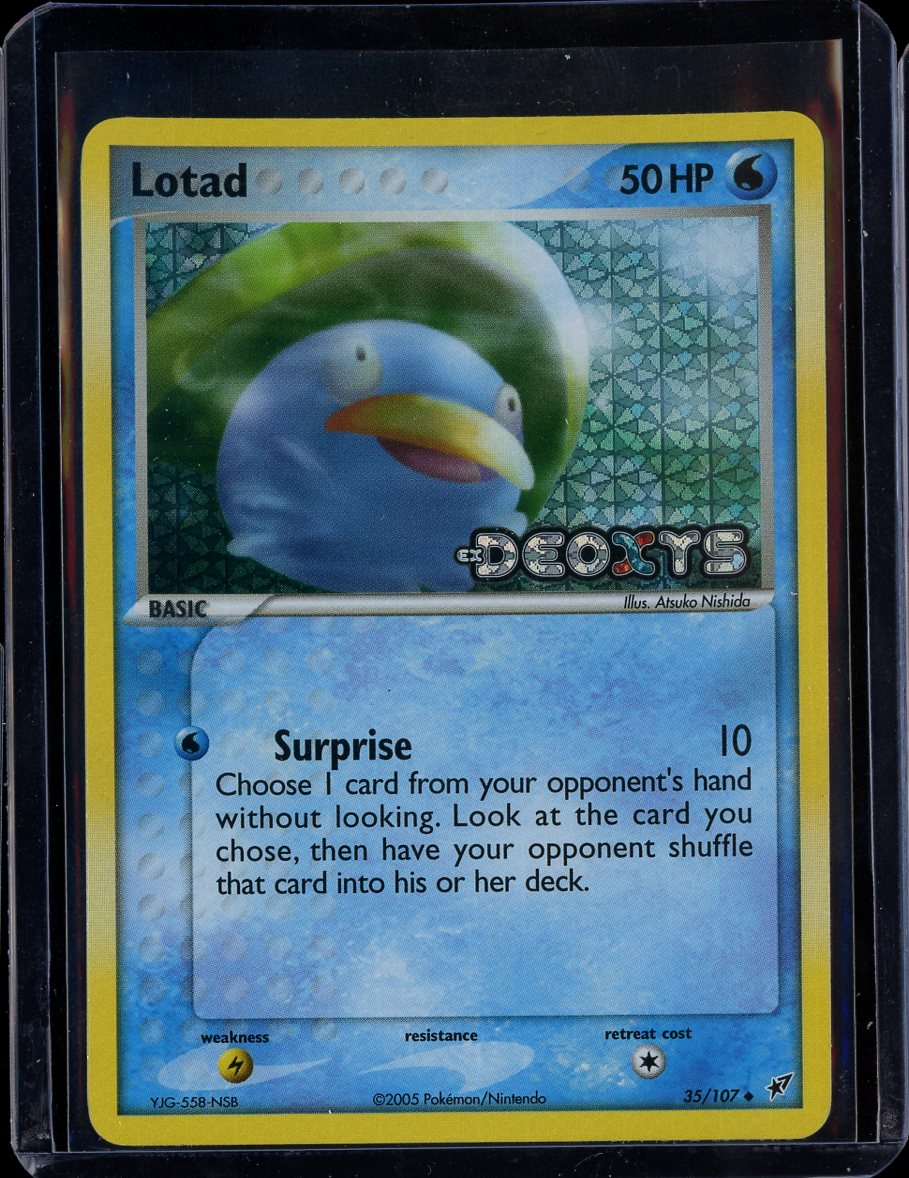 Lotad 35/107 Reverse Holo EX Deoxys
