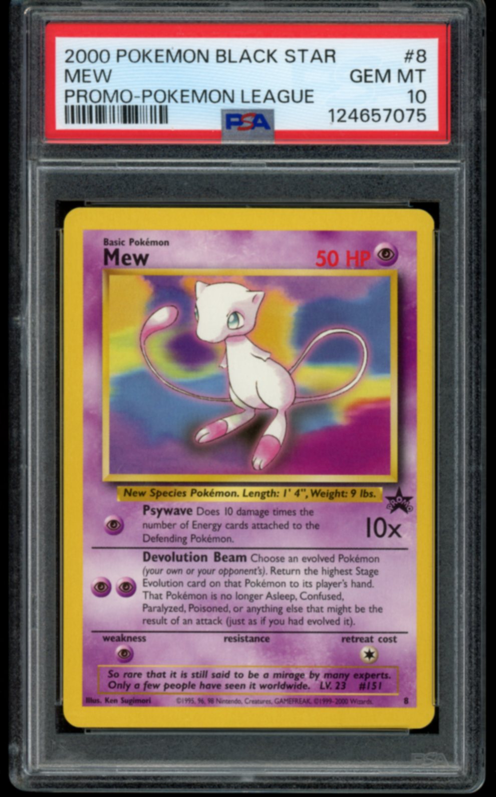 Mew (WOTC Promo) #8 PSA 10