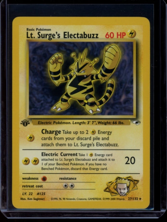 Lt. Surge's Electabuzz (1st Ed) #27