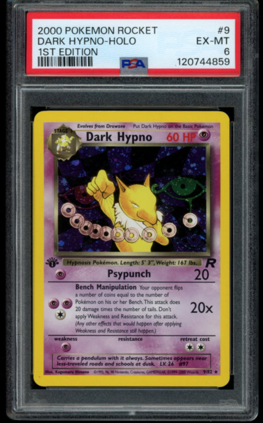 Dark Hypno (1st Ed) #9 PSA 6
