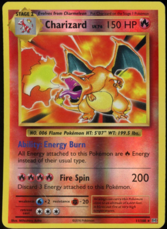 Charizard XY Evolutions (Reverse) #11