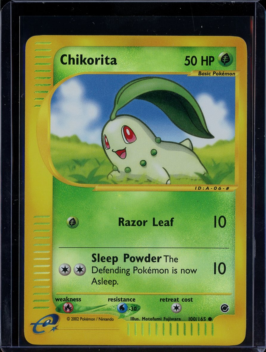 Chikorita 100/165 Reverse Holo Expedition