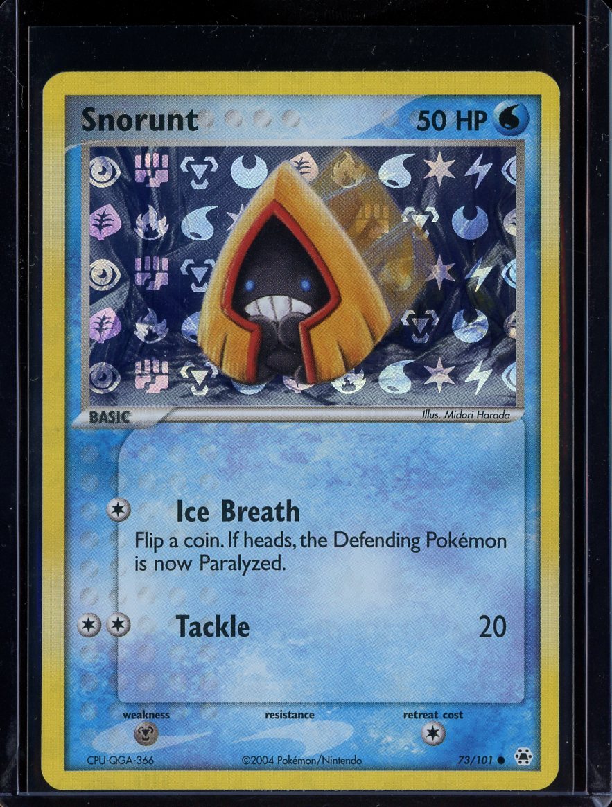 Snorunt 73/101 Reverse Holo EX Hidden Legends