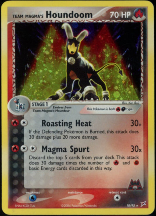 Team Magma's Houndoom (Holo) #10