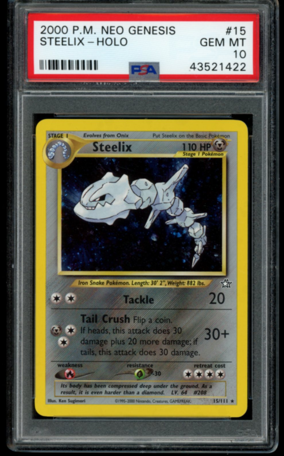 Steelix #15 PSA 10