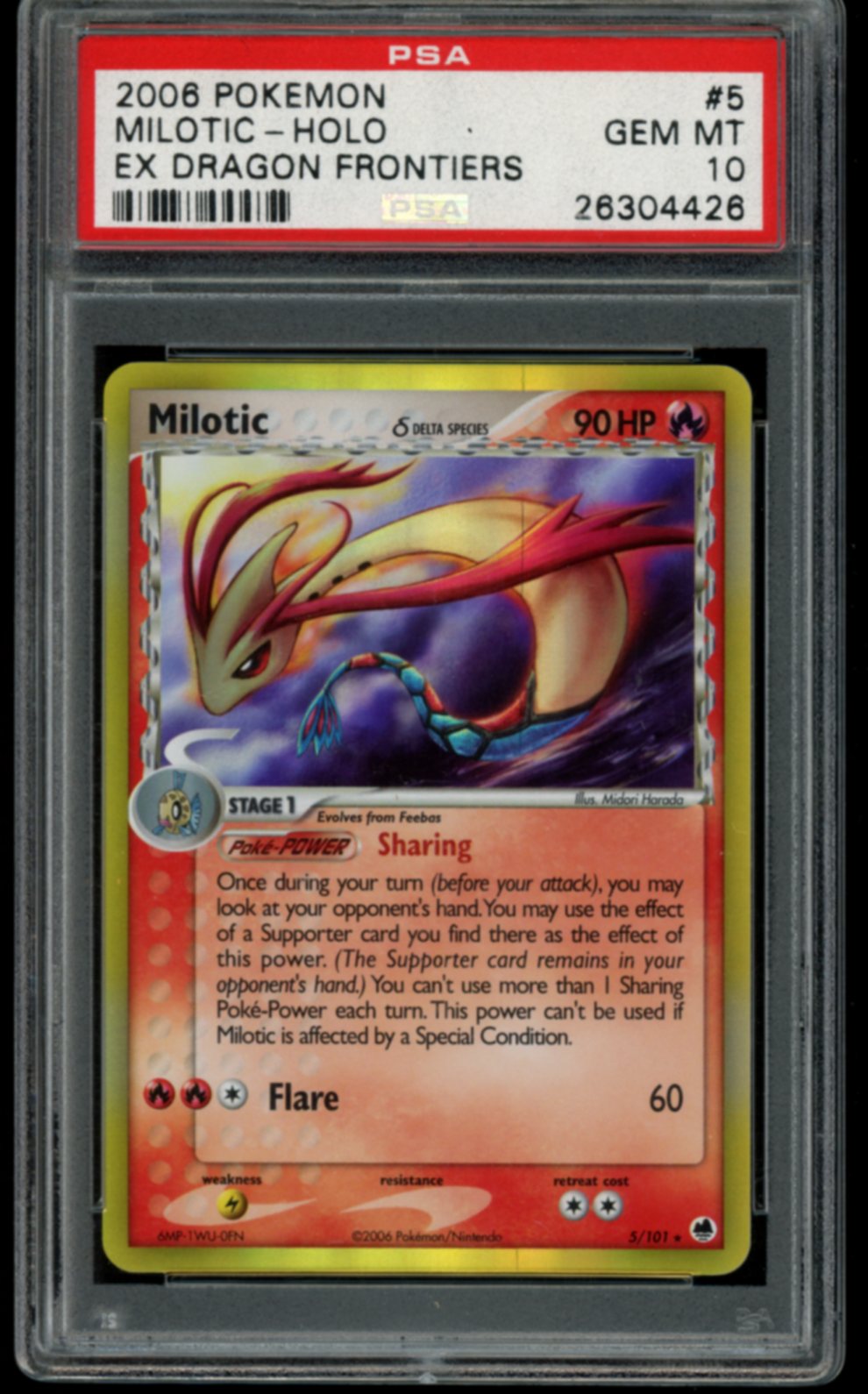 Milotic #5 PSA 10