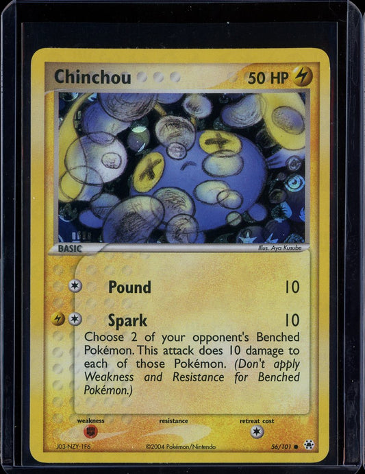 Chinchou 56/101 Reverse Holo EX Hidden Legends