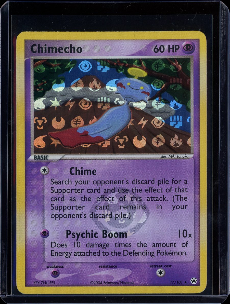 Chimecho 17/101 Reverse Holo EX Hidden Legends
