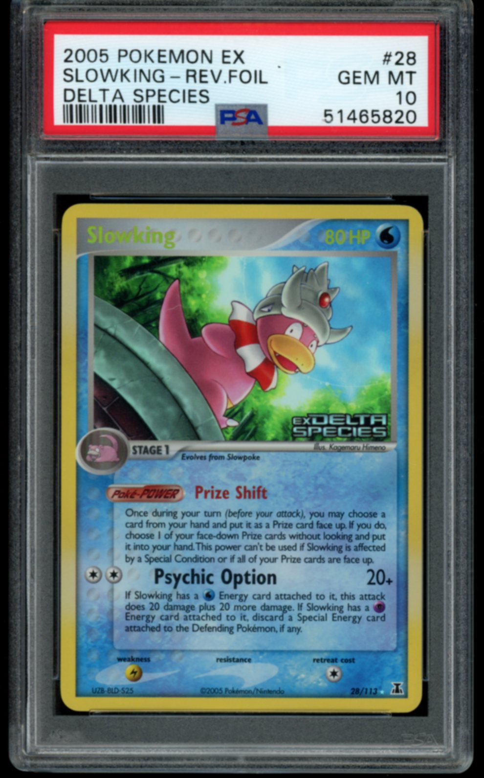 Slowking (Reverse) #28 PSA 10