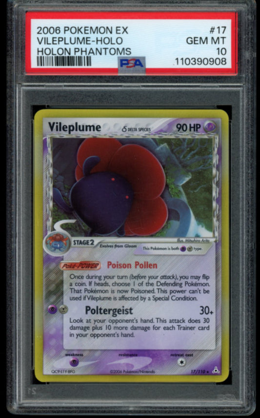 Vileplume #17 PSA 10