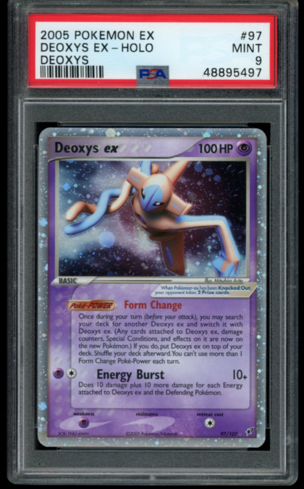 Deoxys EX #97 PSA 9