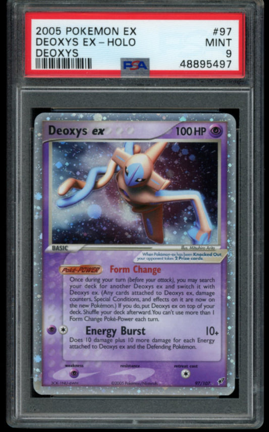 Deoxys EX #97 PSA 9