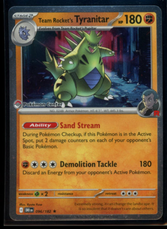 Team Rocket's Tyranitar (Pokemon Center) #96