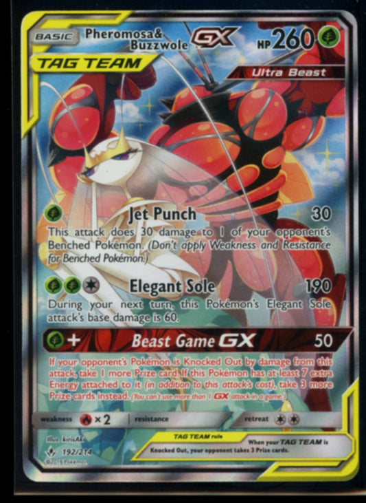 Pheromosa & Buzzwole GX #192