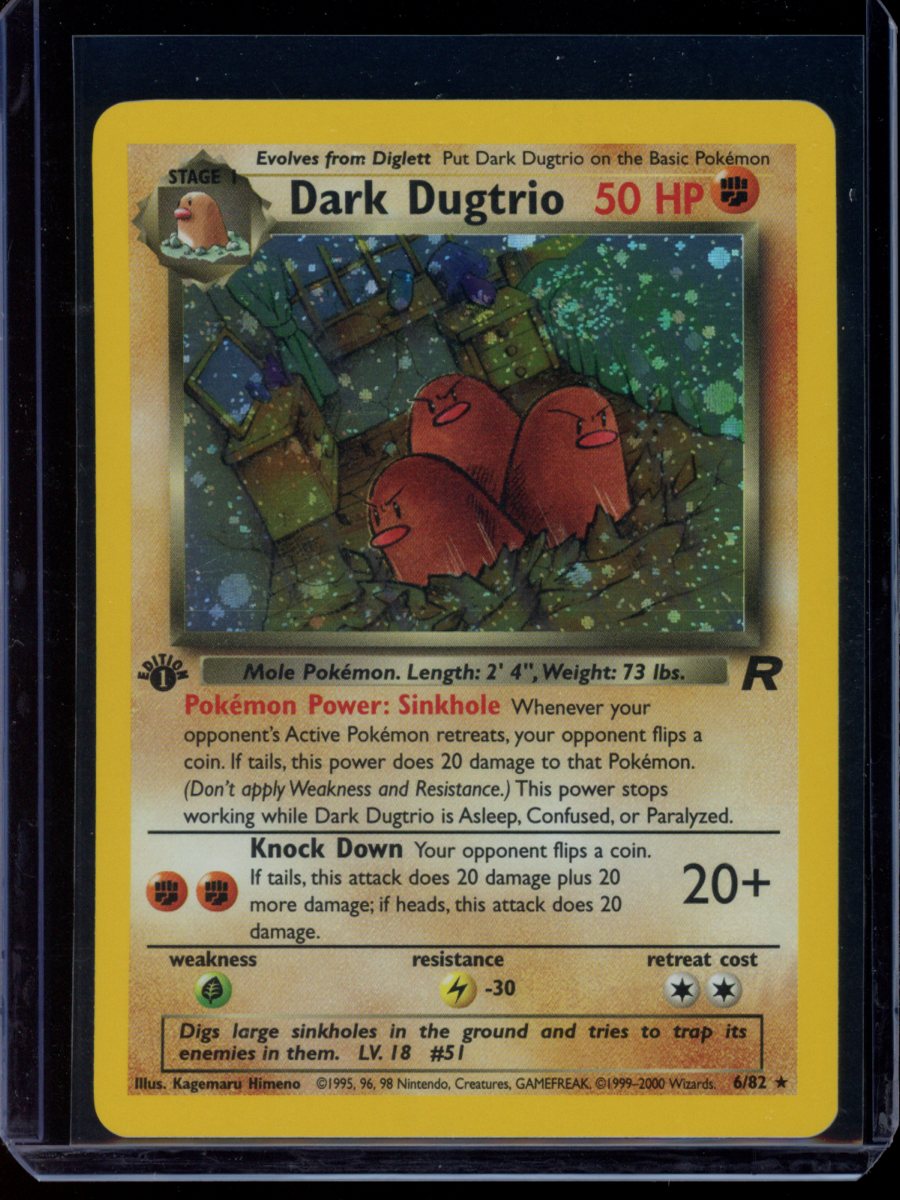 Dark Dugtrio (1st Ed) #6